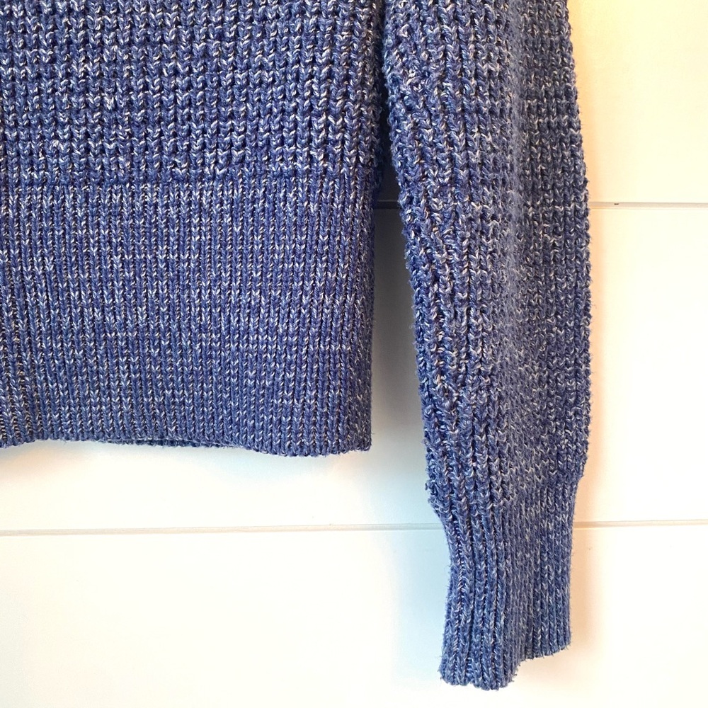 Gap Chunky Knit Multi-Blue Button-Front Cardigan.… - image 6